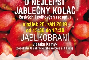 Jablkobraní 2019 - open air festival v parku Kamýk se soutěží o nejlepší jablečný koláč